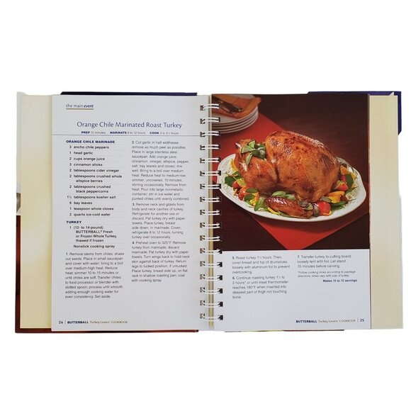 Butterball Turkey Lovers Cookbook Recipes Meals Spiral Color Pictures Hardcover - Picture 6 of 8